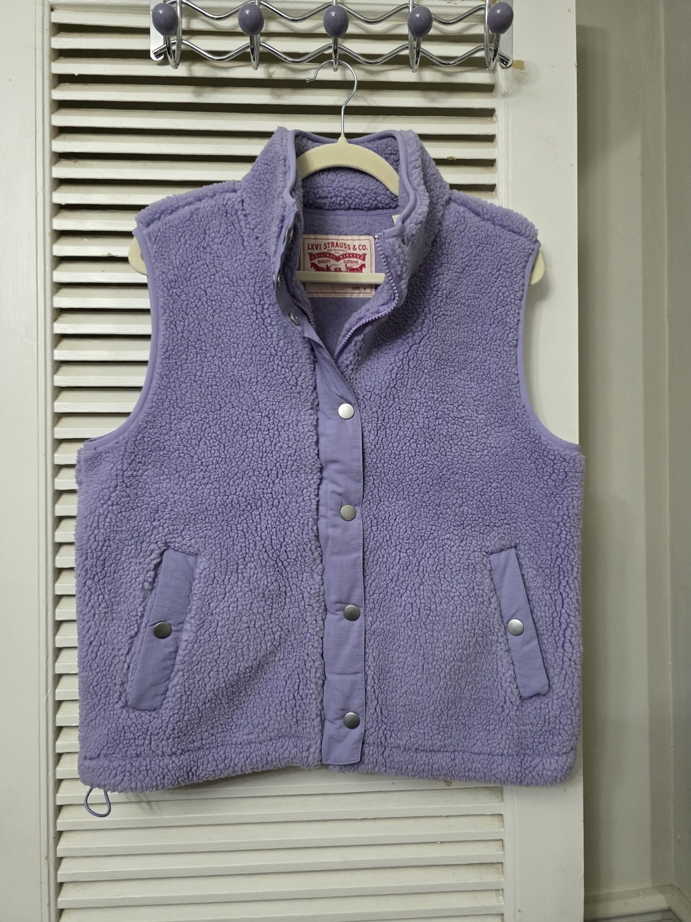 Levi's Lavender Sherpa Vest